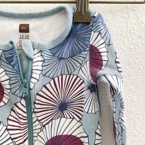 TEA COLLECTION Footed Zip Front Baby Romper Size 12-18 Months - Picture 5 of 9